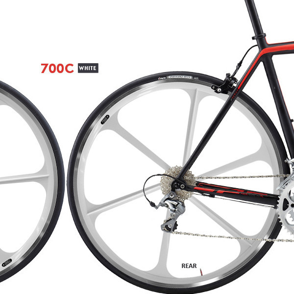 700c Road Bike Wheelset For Sram Shimano 8 9 10 11 Speed White eBay