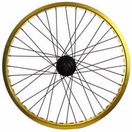 Buy Alloy BMX Bike Wheels Wheelset Narrow Gold | CD