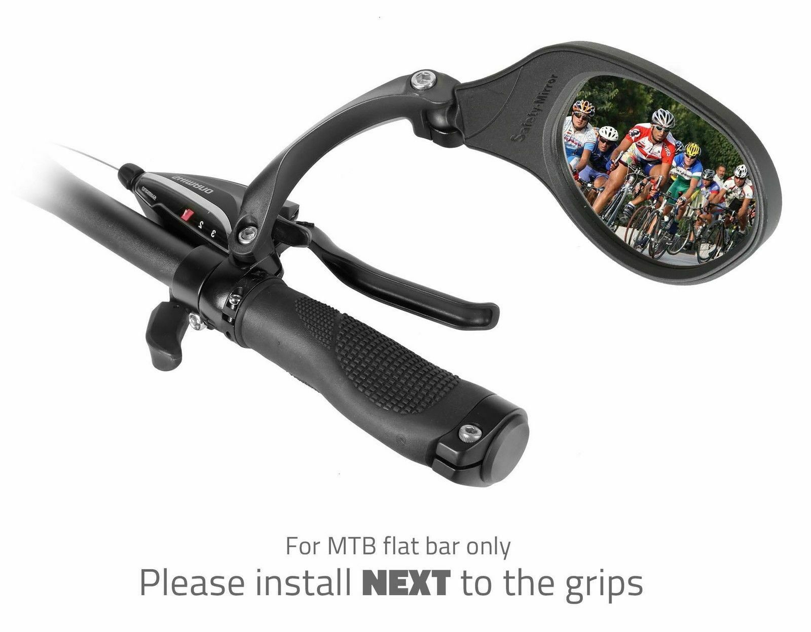 Buy Venzo Bicycle Bike Handlebar Stainless Steel Mirror Right CD