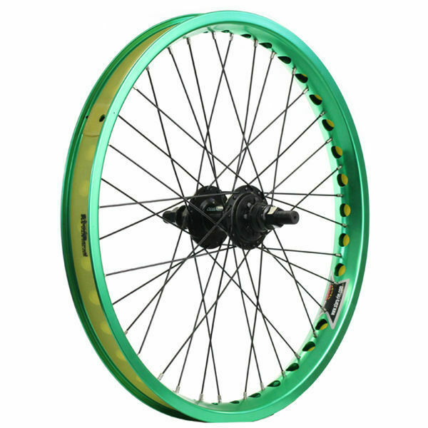 Buy Bmx Bike Wheels/wheelset (Narrow Rims) Green CD