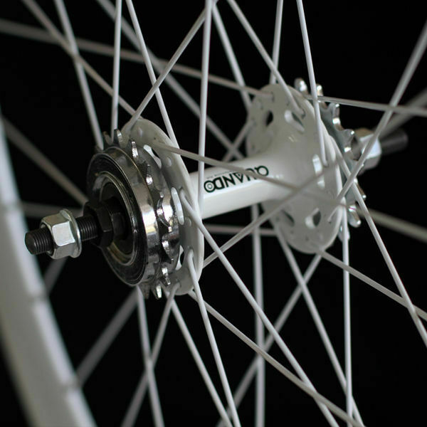 Tires White or Black Fixie Freewheel Track Wheel Wheelset Deep
