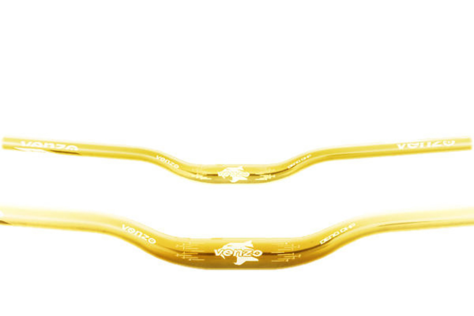 gold mountain bike handlebars