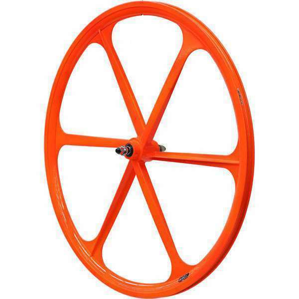Buy 700c Fixie Single Speed Road Bike Wheel Front Orange CD