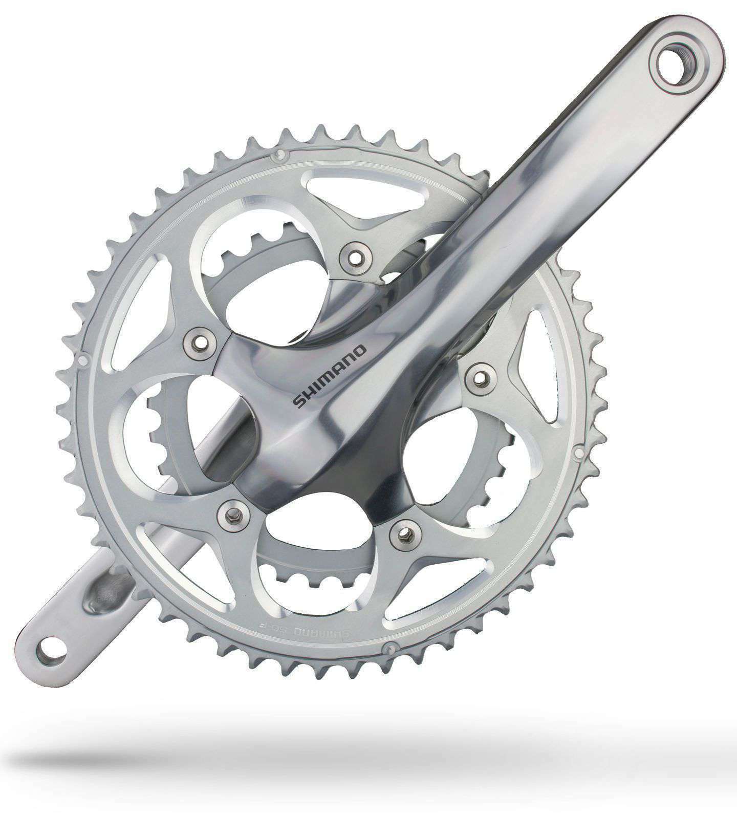 track crankset on road bike