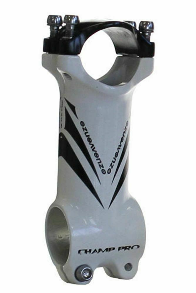 white bicycle stem
