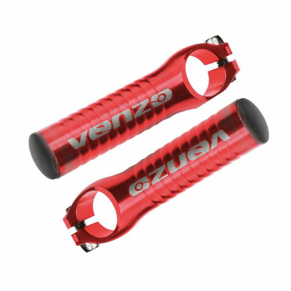 Buy VENZO Bike Bicycle CNC Handlebar Bar Ends Red CD