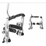 Tektro 926AL Mini V Brake Pull Brakes Silver For BMX Cyclocross Road Tandem