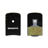 Brakco Organic Disc Pads With Heat-dissipation Fin For Magura Mt2/4/6