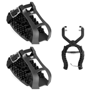 CD Multi-Function Look Delta Shimano SPD & SPD-SL Compatible Toe Clip Cages with Cage Removal Tool - for Peloton & Indoor Fitness Exercise Bikes 