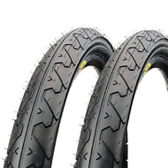 CD - 26"  x 1.95" Mountain Bike Bicycle Slick Wire Bead Tires for MTB Hybrid Bike Blackwall - Pack of 2