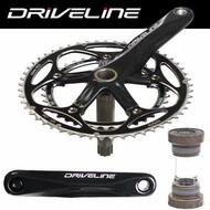 DRIVELINE Carbon Road Bike Crank Crankset Shimano Compatible 53-39 172.5mm