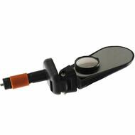 Bike Bicycle handlebar Folding Mirror with LED Light