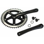 LASCO Track Fixie Road Bike Crank Crankset 165mm 46T Black