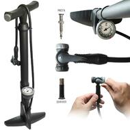 GIYO High Pressure Bicycle Bike Floor Air Pump Gauge
