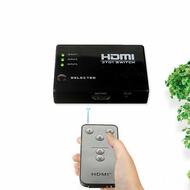 High Performance Mini 3-in-1 HDMI Switch with IR Remote Control