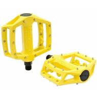 WELLGO Alloy BMX Mountain Bike Pedals Yellow