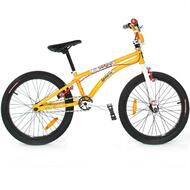 Reckless MEANIE CR BMX Bike with Cromoly Frame Alloy Wheels 20" Orange
