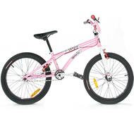 Reckless MEANIE CR BMX Bike with Cromoly Frame Alloy Wheels 20" Pink