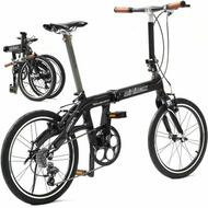 Hasa Full Carbon Folding/foldable Bike 9 Speed 20 Inch
