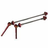 Titanium Mountain Road Bike Quick Release  Skewers Set Red