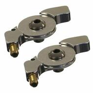 Bike V-Brake Cable Roller Guide 2 Pieces Silver
