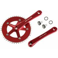 SHUN Track Fixie Road Bike Crank Crankset 170mm 46T Red