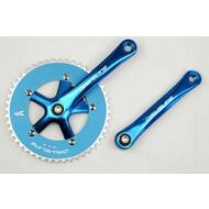 DRIVELINE Track Fixie Crank Crankset 172.5mm 48T Blue