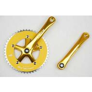 DRIVELINE Track Fixie Crank Crankset 172.5mm 48T Gold