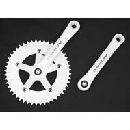 DRIVELINE Track Fixie Crank Crankset 172.5mm 48T White