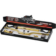 Mountain Bike Downhill Handlebar Grips Stem Seatpost Headset Kit Gold
