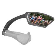 Venzo Bicycle Bike Handlebar Mirror Silver Lens 50% Anti-glare Glass Blast Resistant