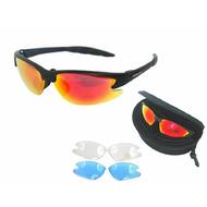 Venzo Bicycle Bike Cycling Sunglasses Black