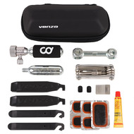 CyclingDeal Bike Bicycle Tyre Repair Maintenance Kit Including Tyre Lever, CO2 Inflator, Hand Tool, Tube Patches