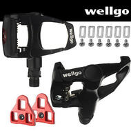 Wellgo Road Bike Pedals Look ARC Compatible with Cleats Black