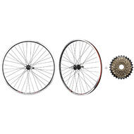 CyclingDeal Bike Bicycle MTB Wheelset 26" with Shimano 6 or 7 Speed MF-TZ500 Freewheel