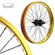 Bmx Bike Wheels/wheelset (Wide Rim) Gold