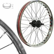 Bmx Bike Wheels/wheelset (Narrow Rims) Cromoly Finish