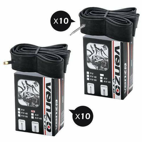 10x Venzo Bike Tyre Mountain Bike Inner Tube