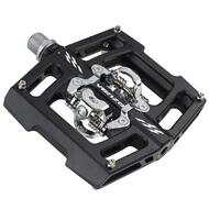 VENZO Shimano SPD Compatible Mountain Bike CNC Cr-Mo Die-Cast Aluminum Sealed Pedals With Cleats