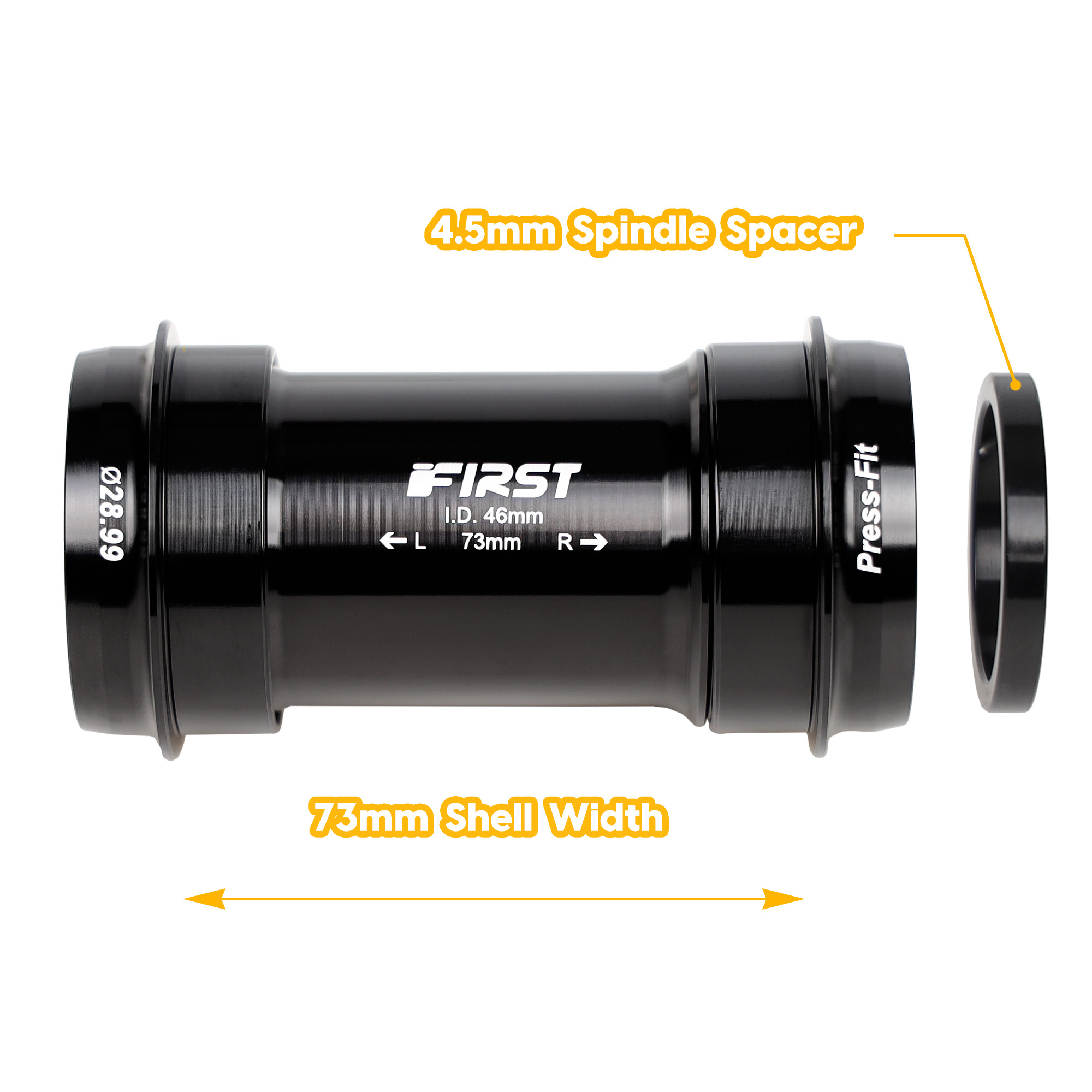 Crank Adjuster Crank Bracket Adjuster 28.99mm - Alloy Bottom