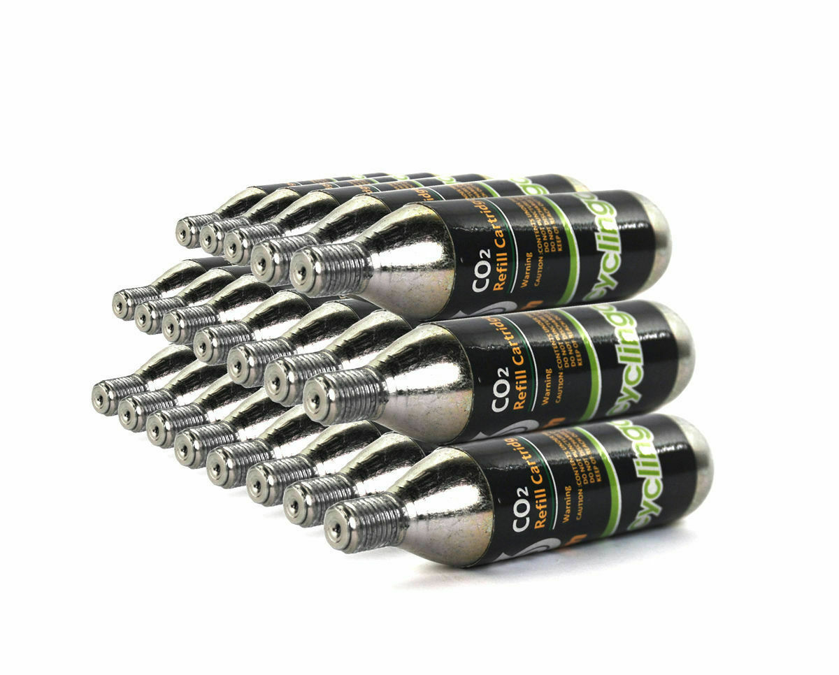 Buy 30 x Bike Bicycle Air Inflator 16g CO2 Threaded Cartridges CD
