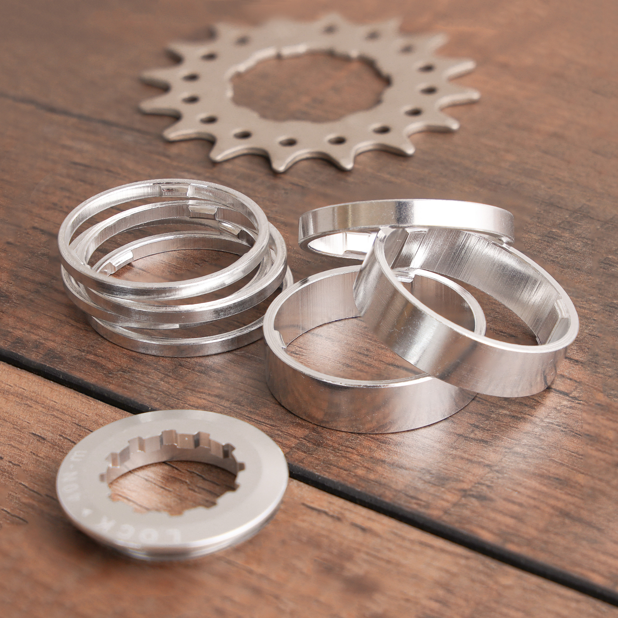 Conversion Kit Fixie Bike Single Speed Shimano Adaptor 16 Teeth CD