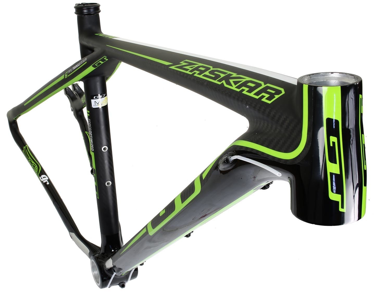 GT ZASKAR Elite 9R Carbon Mountain Bike Bicycle Cycling Frame Black M