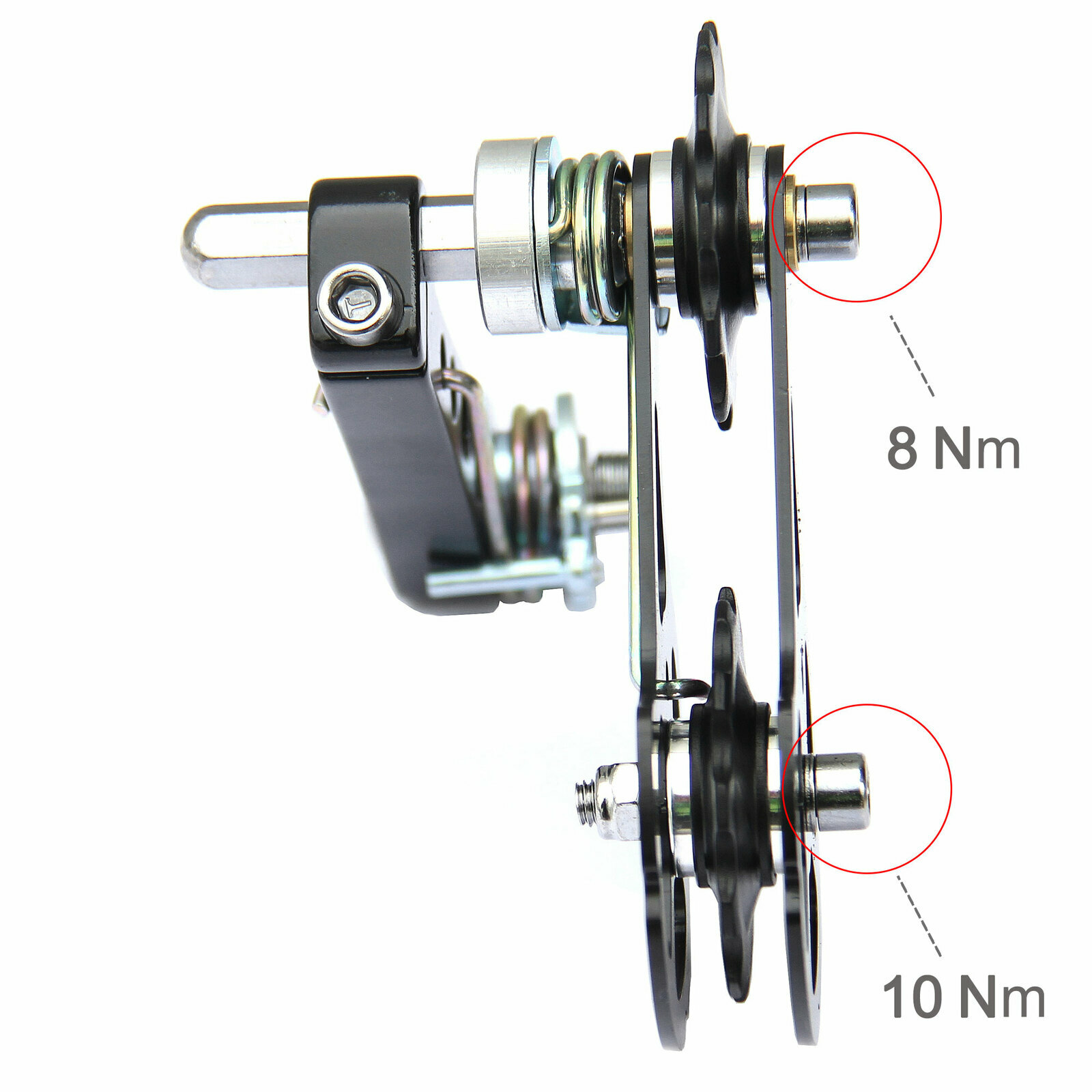 Bike Bicycle MTB Aluminum Chain Tensioner Black eBay