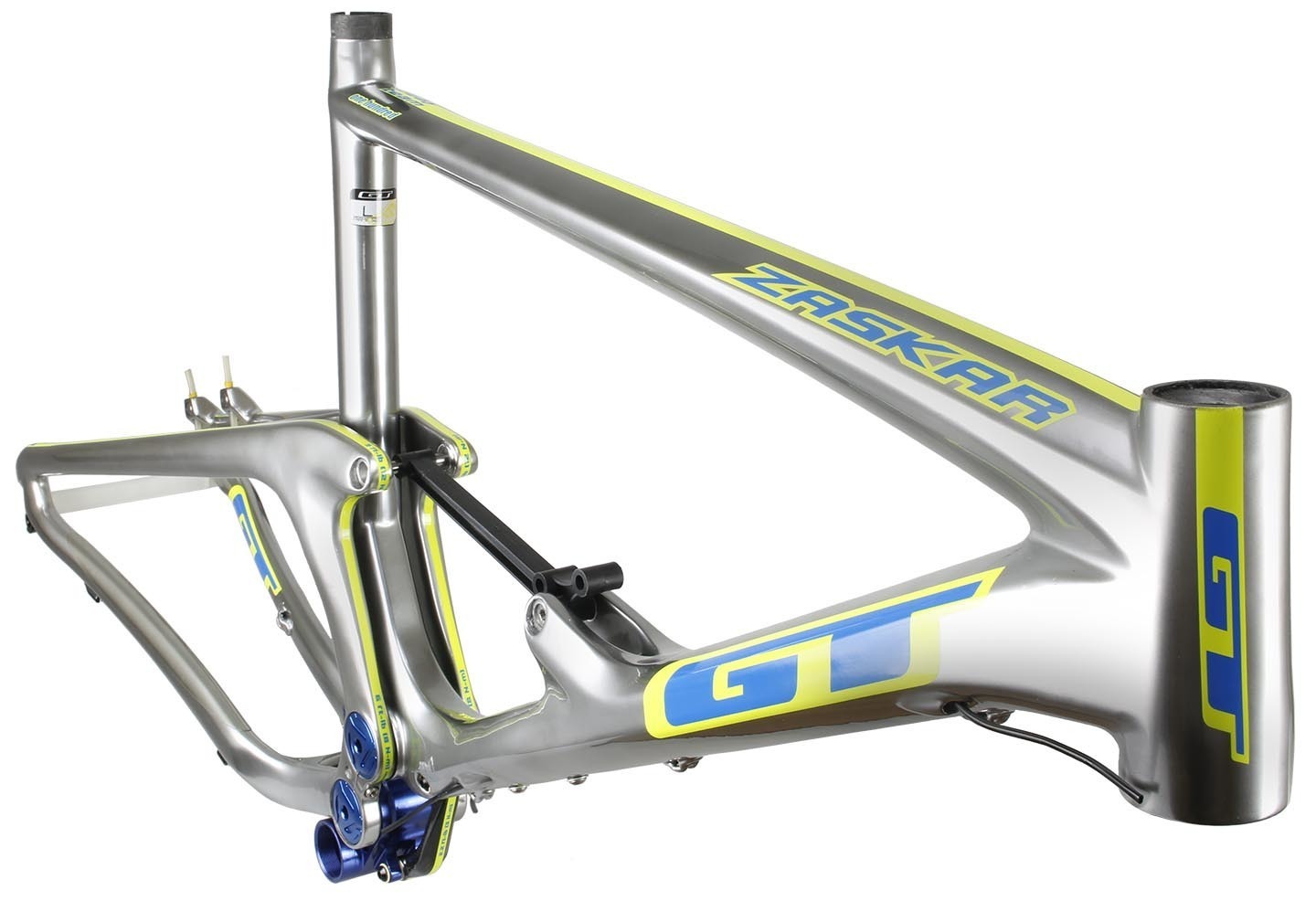 Buy GT Zaskar 100 Team Carbon Mountain Bike Full Suspension Frame Silver 26quot;  CD