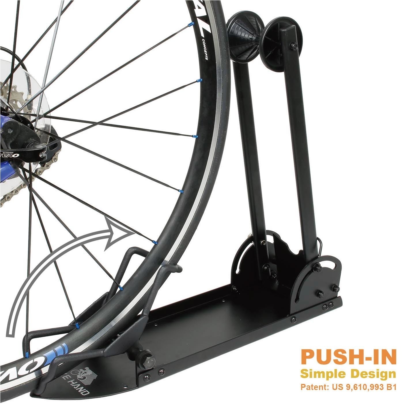 floor mounted bike rack