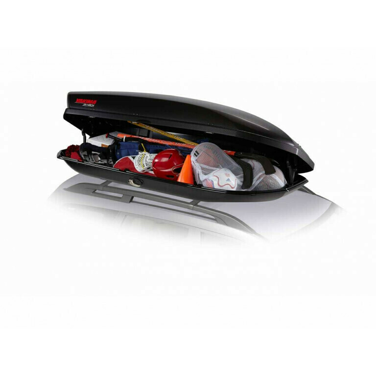 Buy Yakima SkyBox 18 Carbonite Car Roof Rack Cargo Box | CD Yakima Skybox 18 Carbonite Cargo Roof Box