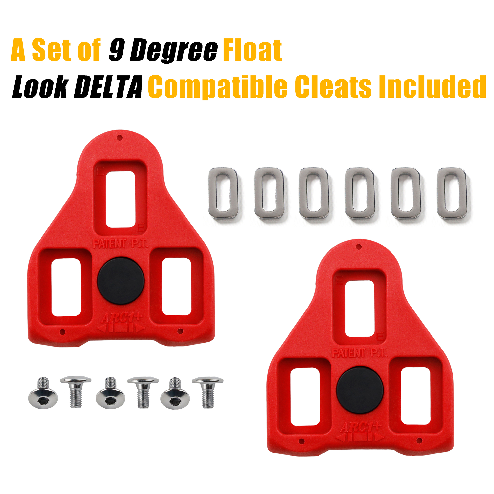 Buy CD Bicycle Shoes Cleats Adapters Bundle -for MTB Shoes to Use with Road  Bike Pedals' Cleats  CD