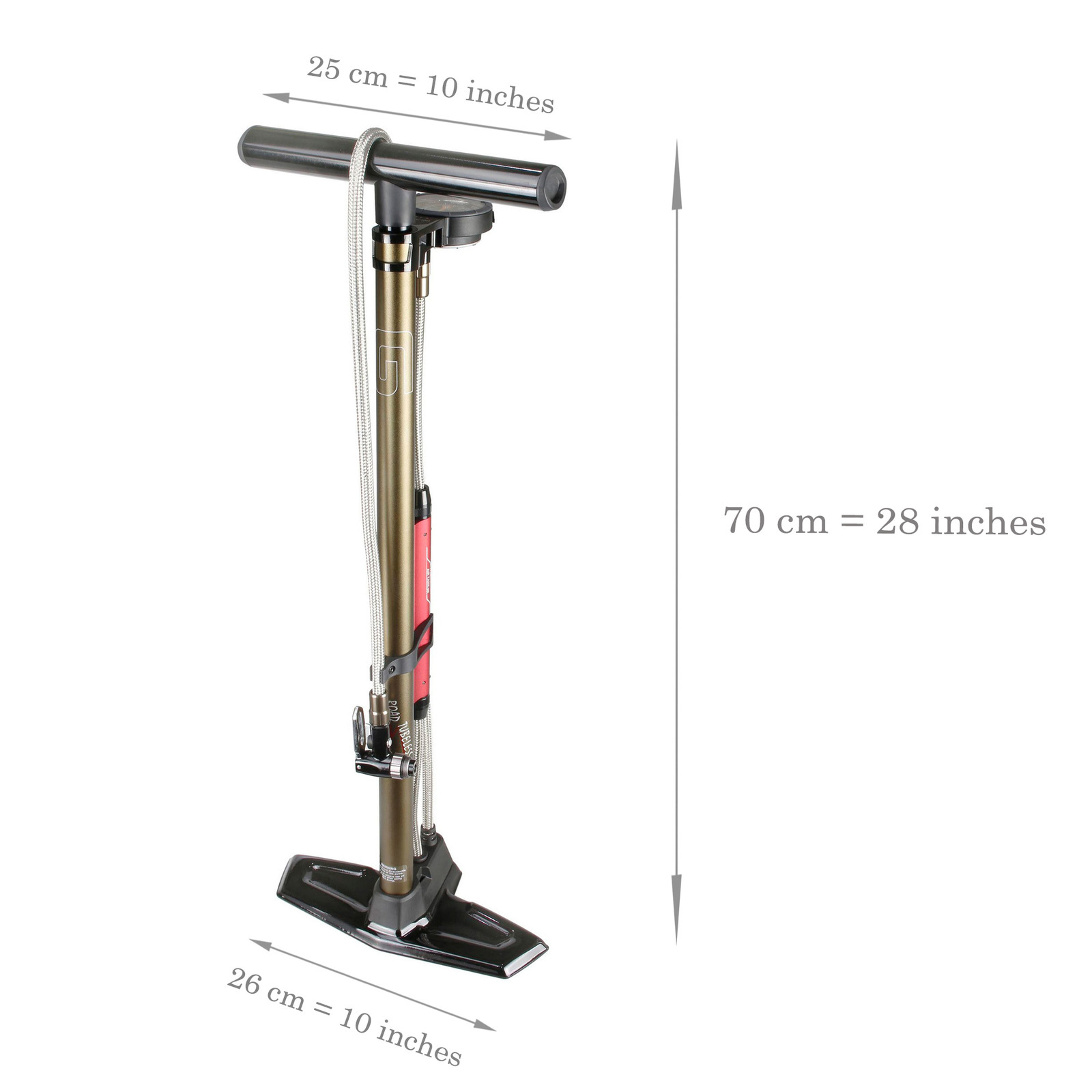 lifeline airblast tubeless tire track pump