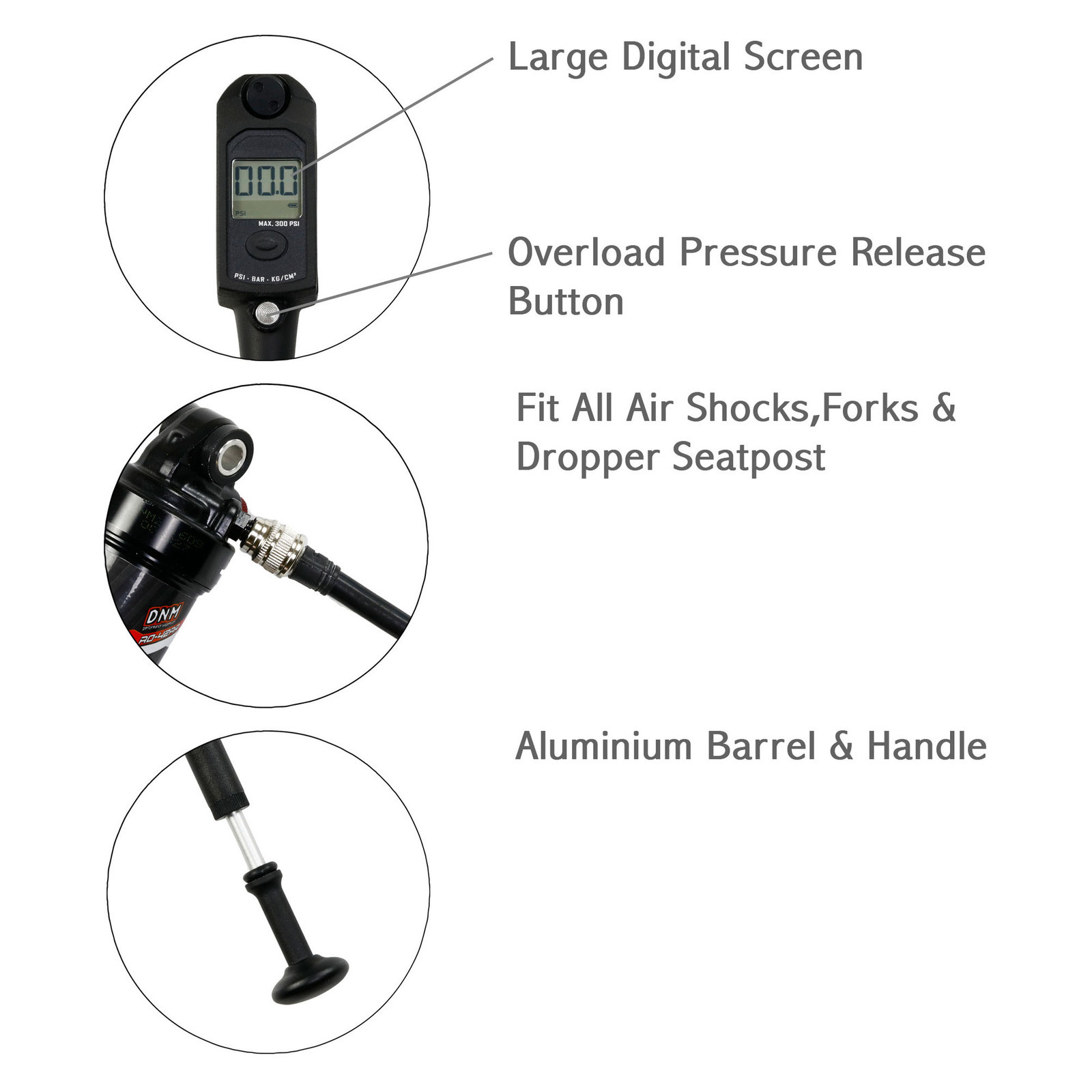 venzo bike pump
